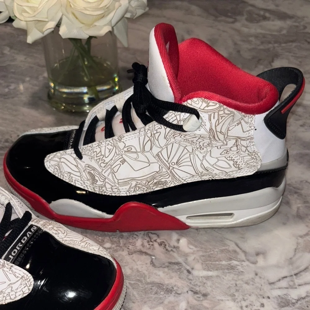 Jordan Kids Sneakers - Red, Black, White